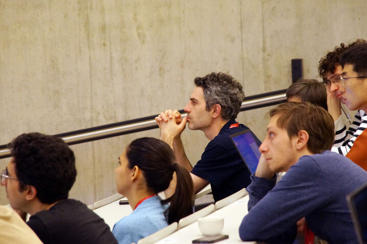 Participants in the lecture hall.