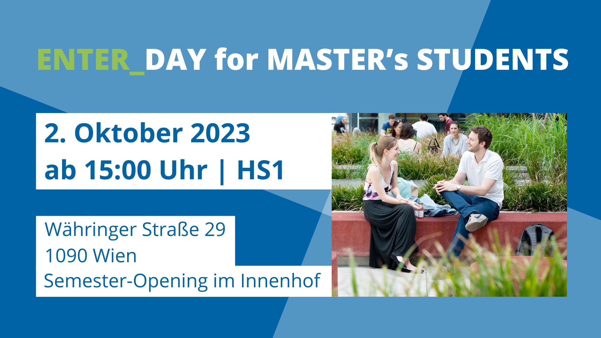 ENTER_DAY for Master's Students on October 2, 2023